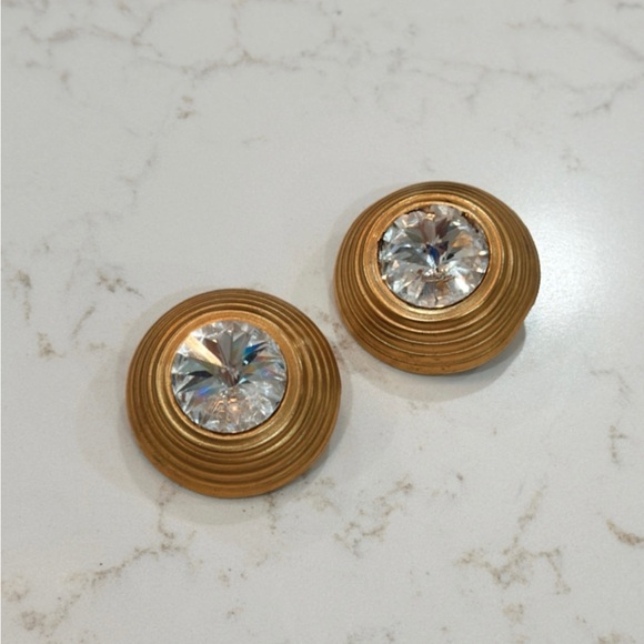 Vintage Carlotta Bijoux Statement Earrings, French Designer Earrings - Picture 15 of 15